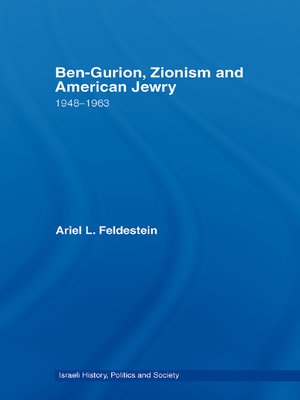 cover image of Ben-Gurion, Zionism and American Jewry